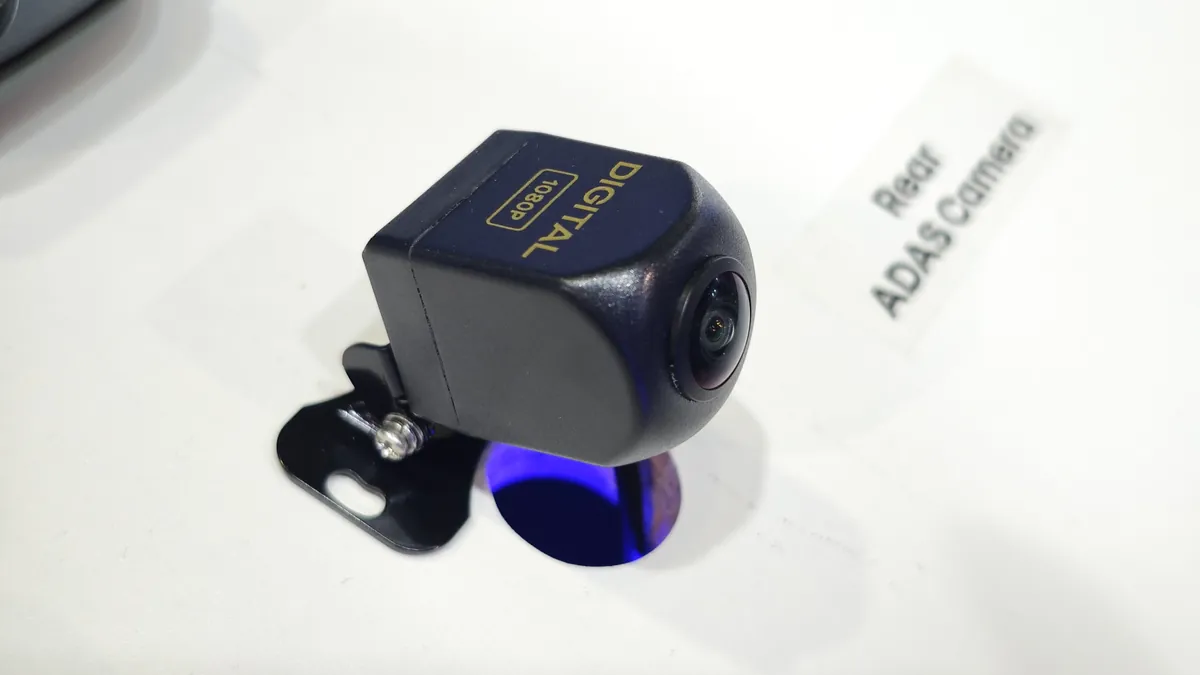 TEYES rear ADAS camera with 1080P digital output on display at Automechanika Frankfurt 2026
