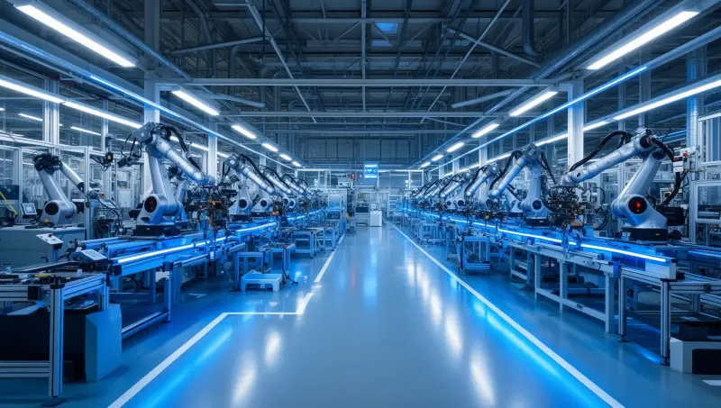 Modern manufacturing facility
