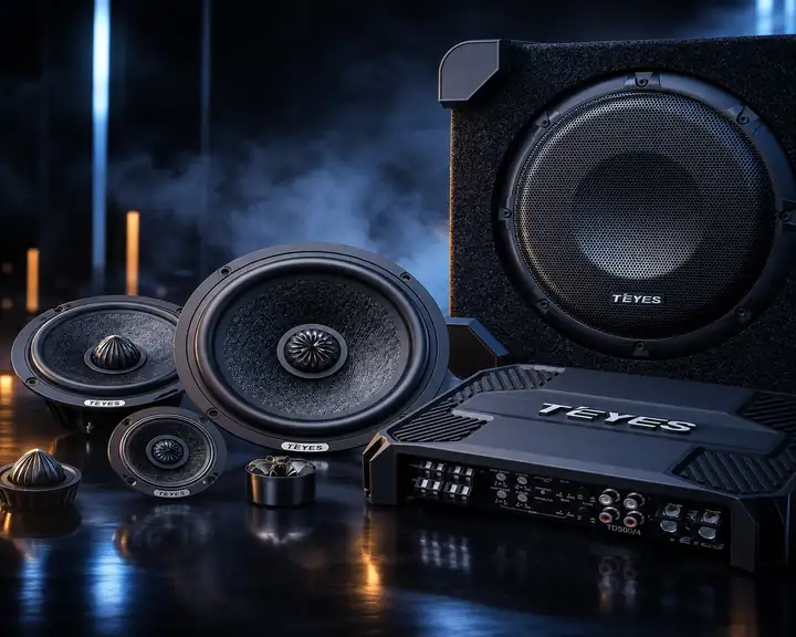 TEYES Car Audio speakers, subwoofer system and amplifier